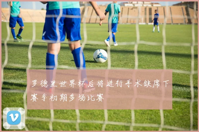 罗德里世界杯后将进行手术缺席下赛季初期多场比赛